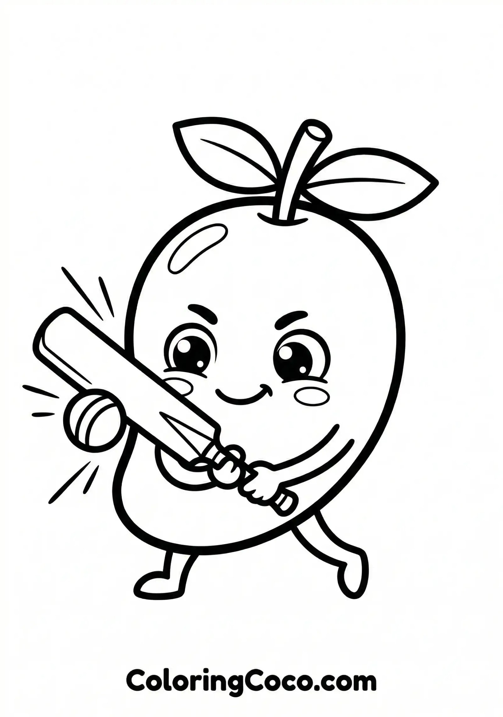 Mango Playing cricket
